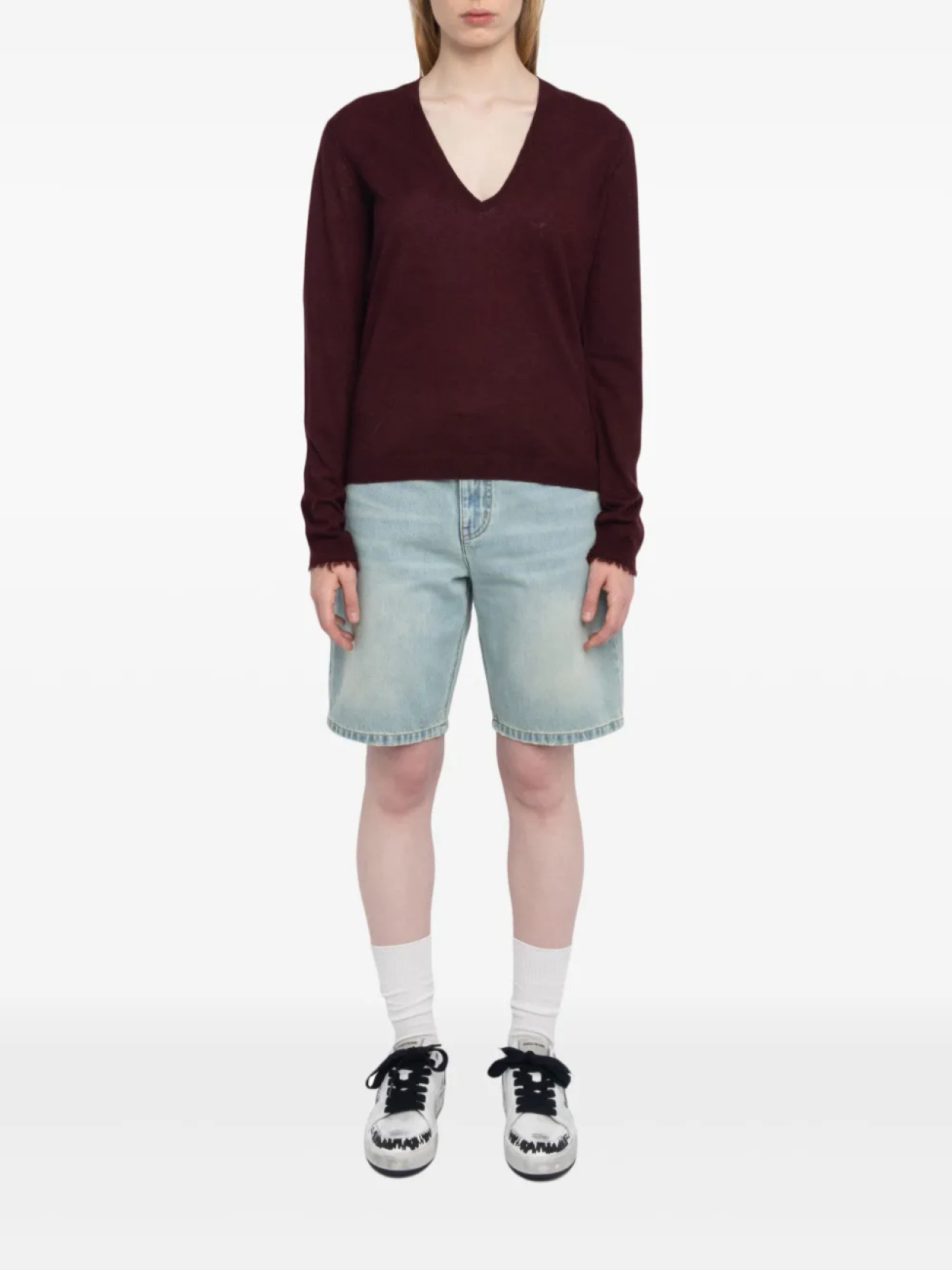 Свитер Rivy с V-образным вырезом и длинными рукавами Zadig&Voltaire, красный
Свитер Rivy с V-образным вырезом и длинными рукавами Zadig&Voltaire, красный