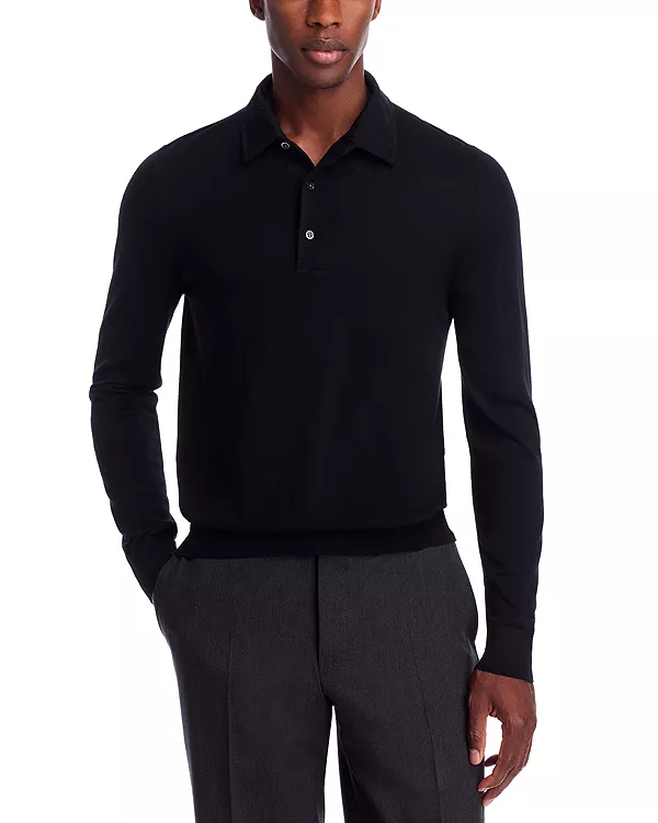 Эксклюзивный свитер-поло из сверхтонкой мериносовой шерсти. The Men'S Store At Bloomingdale'S, черный
Эксклюзивный свитер-поло из сверхтонкой мериносовой шерсти. The Men'S Store At Bloomingdale'S, черный