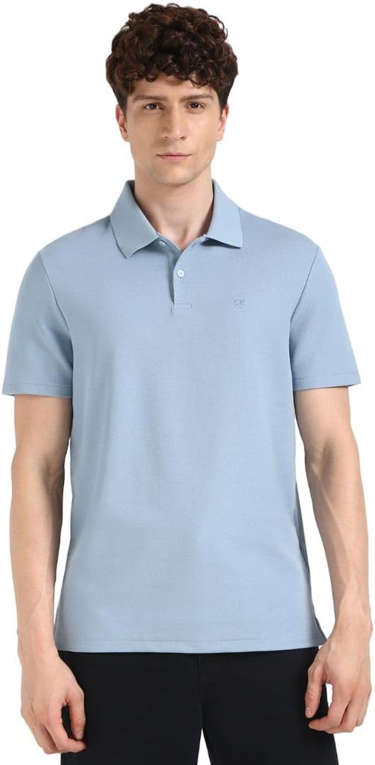 Мужские поло вафельного цвета Calvin Klein, Faded Denim
Мужские поло вафельного цвета Calvin Klein, Faded Denim
