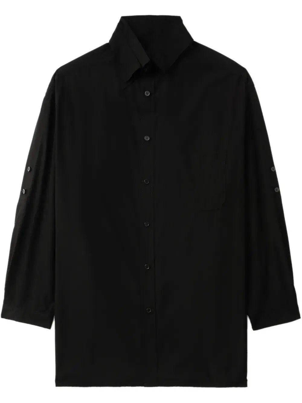 Рубашка на пуговицах Yohji Yamamoto, черный
Рубашка на пуговицах Yohji Yamamoto, черный