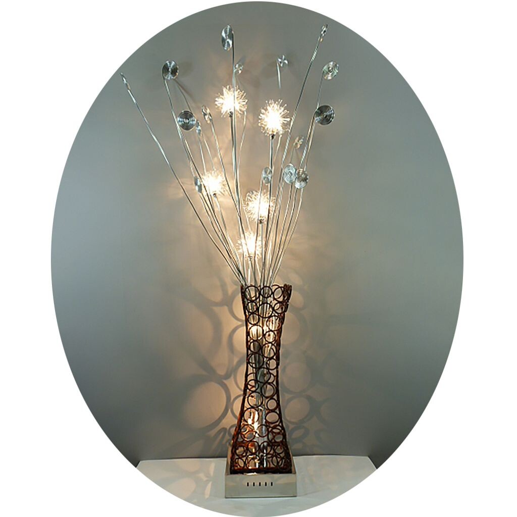 Торшер SAMIA 7-пламенный, алюминиевая сетка, торшер, лампа-ваза Dapo Leuchten 
Торшер SAMIA 7-пламенный, алюминиевая сетка, торшер, лампа-ваза Dapo Leuchten