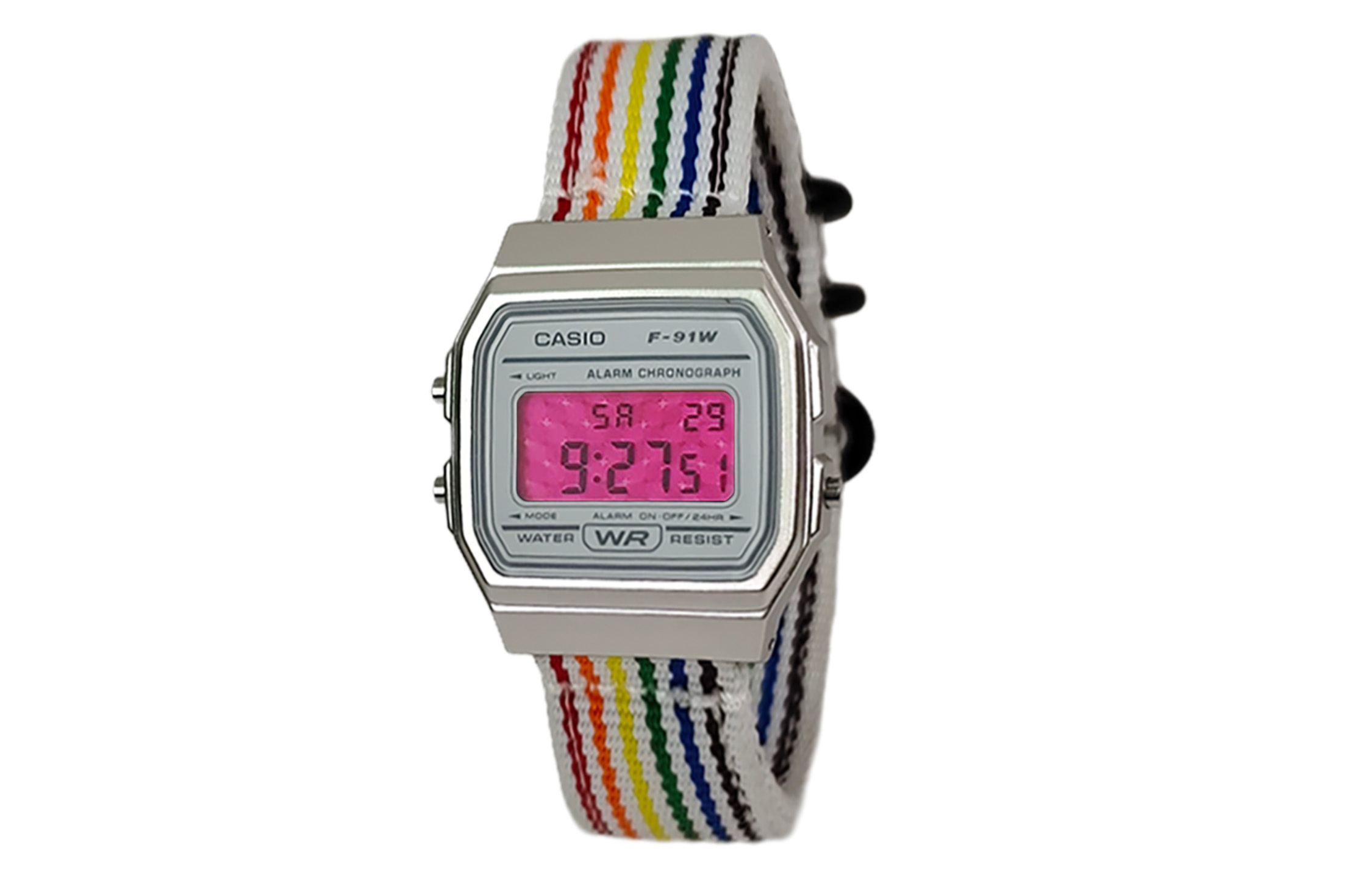 CASIO Ретроффит серия кварцевый механизм нейлоновый ремешок часы унисекс белый циферблат
CASIO Ретроффит серия кварцевый механизм нейлоновый ремешок часы унисекс белый циферблат