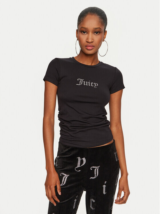 Футболка узкого кроя Juicy Couture, черный 
Футболка узкого кроя Juicy Couture, черный