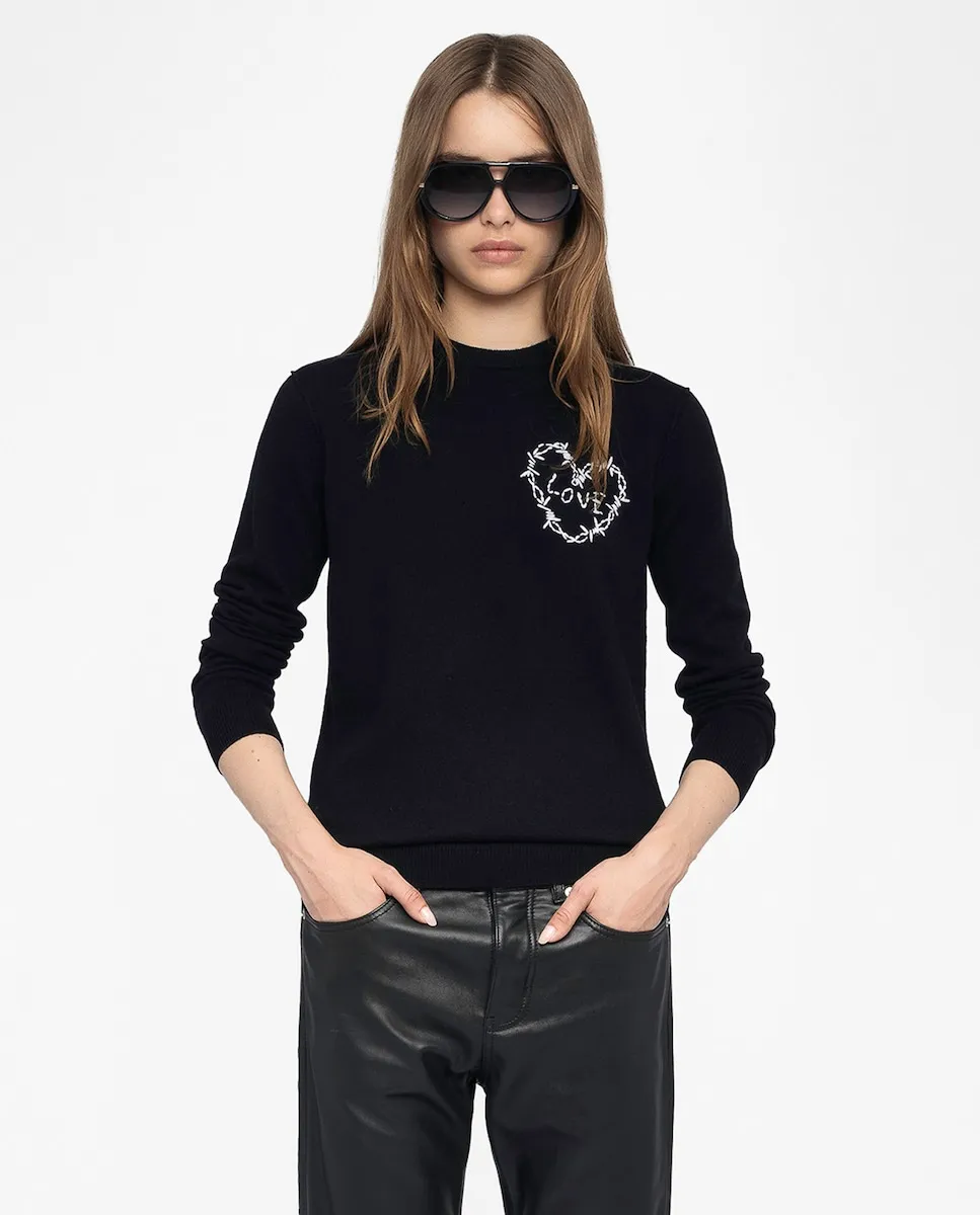 Женский свитер Kendy с длинными рукавами Zadig & Voltaire, черный
Женский свитер Kendy с длинными рукавами Zadig & Voltaire, черный