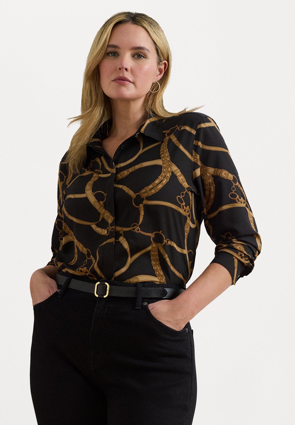 Блузка на пуговицах CLASSIC FIT BELTING-PRINT CREPE SHIRT Lauren Ralph Lauren Woman, черный
Блузка на пуговицах CLASSIC FIT BELTING-PRINT CREPE SHIRT Lauren Ralph Lauren Woman, черный