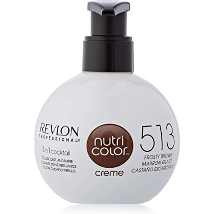 Professional Nutri Color Creme № 513 Морозный Коричневый 270 мл Revlon 
Professional Nutri Color Creme № 513 Морозный Коричневый 270 мл Revlon