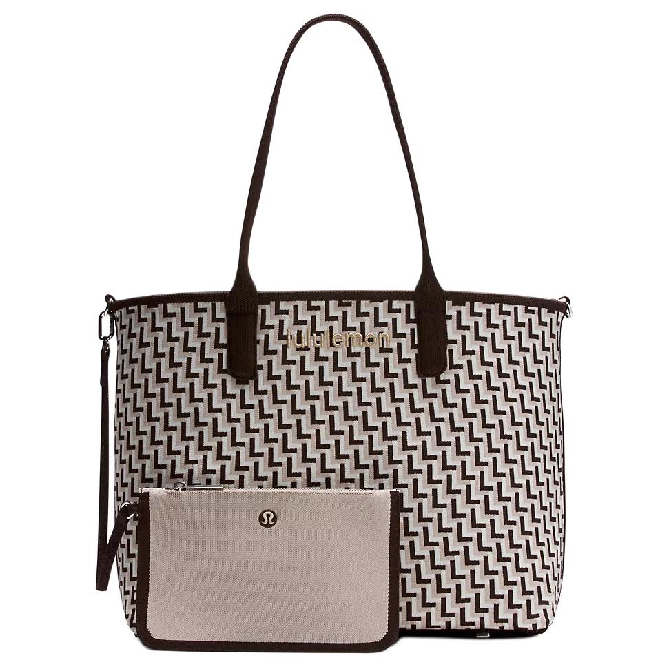Lululemon Полиэстеровая сумка-шоппер, Coffee Brown & Antique White
Lululemon Полиэстеровая сумка-шоппер, Coffee Brown & Antique White