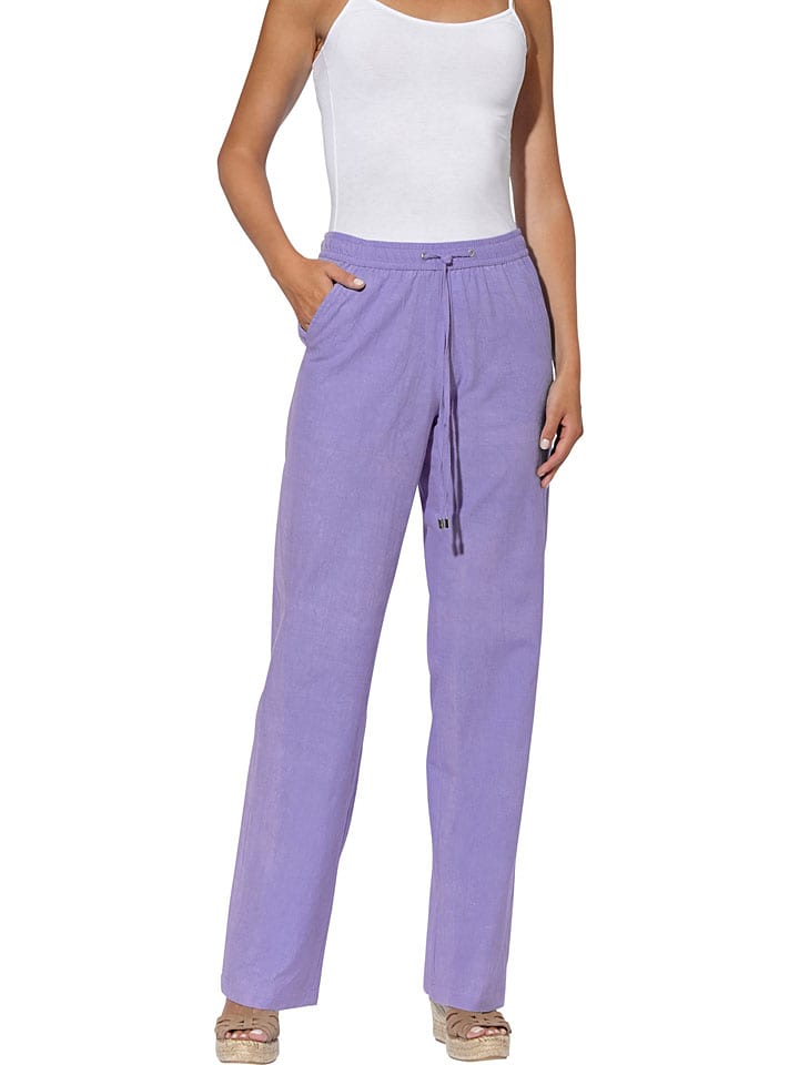 Тканевые брюки Heine, фиолетовый
Тканевые брюки Heine, фиолетовый