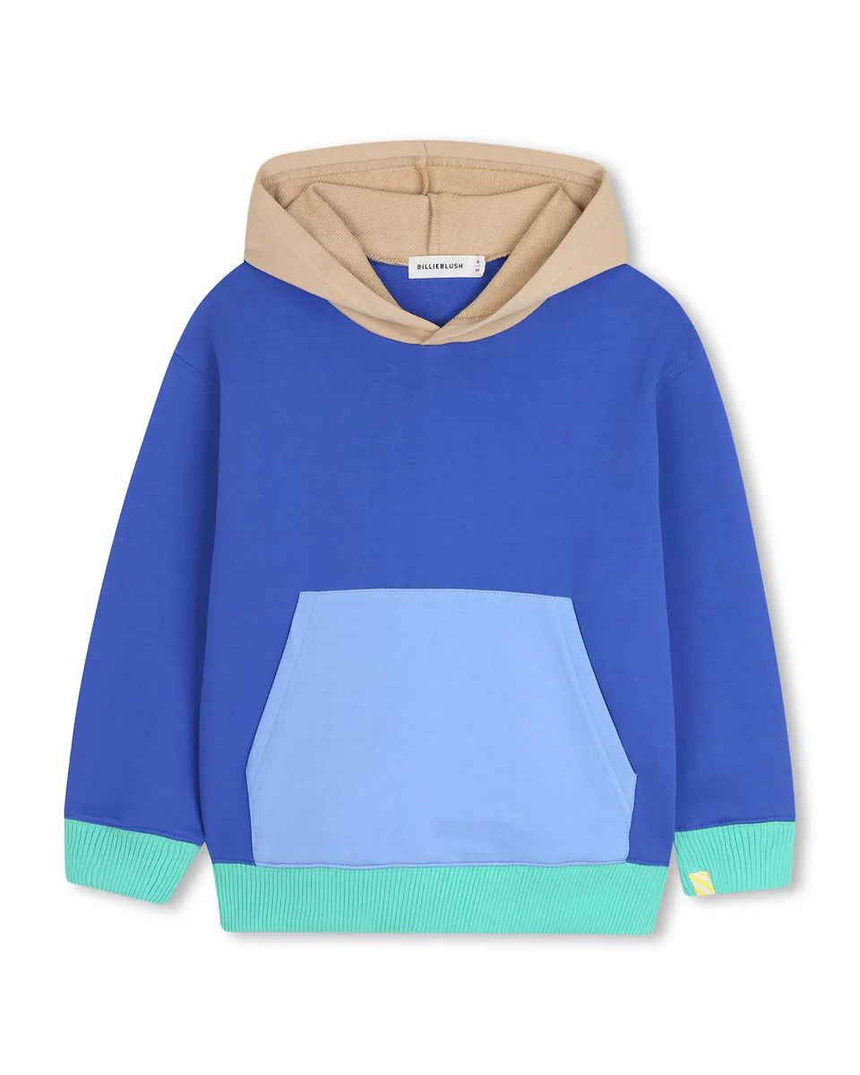Детская худи с цветными блоками и капюшоном Billieblush, синий
Детская худи с цветными блоками и капюшоном Billieblush, синий