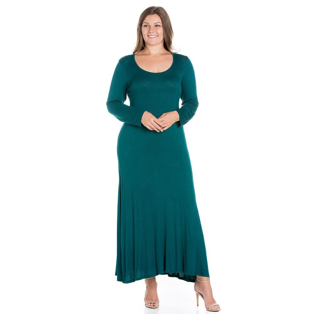 Плюс размер 24seven Comfort Apparel Платье макси с длинными рукавами 24Seven Comfort Apparel, зеленый
Плюс размер 24seven Comfort Apparel Платье макси с длинными рукавами 24Seven Comfort Apparel, зеленый