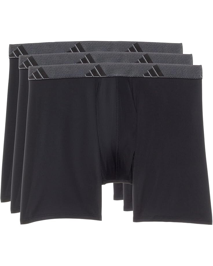 Боксеры adidas Athletic Fit Microfiber Boxer Brief Underwear 3-Pack, цвет Black/Onix Grey/Black
Боксеры adidas Athletic Fit Microfiber Boxer Brief Underwear 3-Pack, цвет Black/Onix Grey/Black