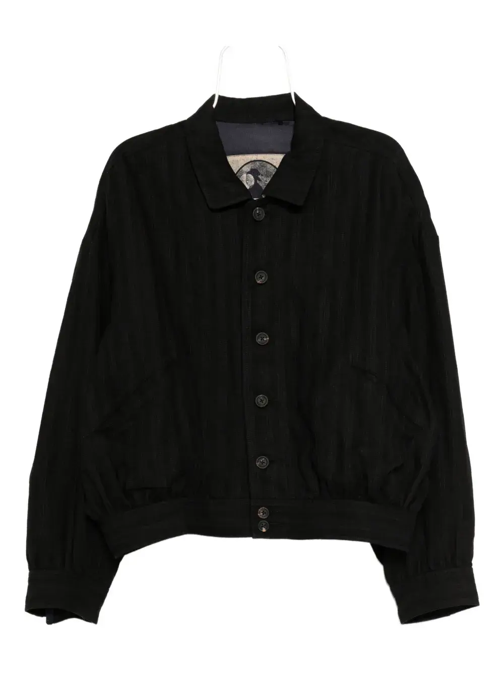 Полосатый жакет с отложным воротником Ziggy Chen, черный
Полосатый жакет с отложным воротником Ziggy Chen, черный