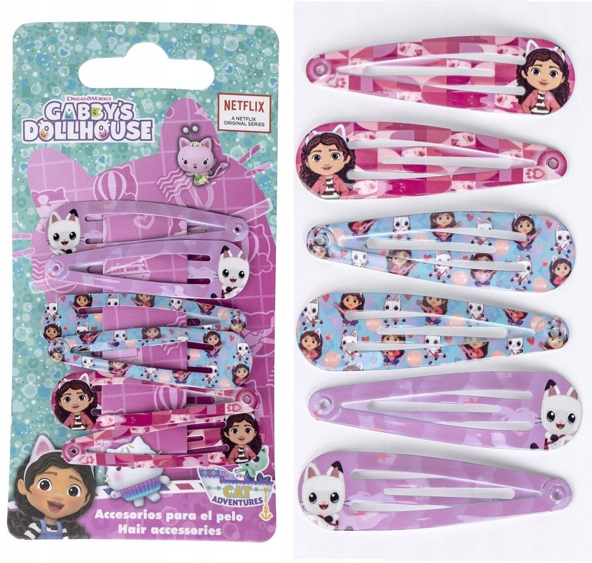 Cerda, Заколки для волос «Кошачий домик Габи», 6 шт
Cerda, Заколки для волос «Кошачий домик Габи», 6 шт