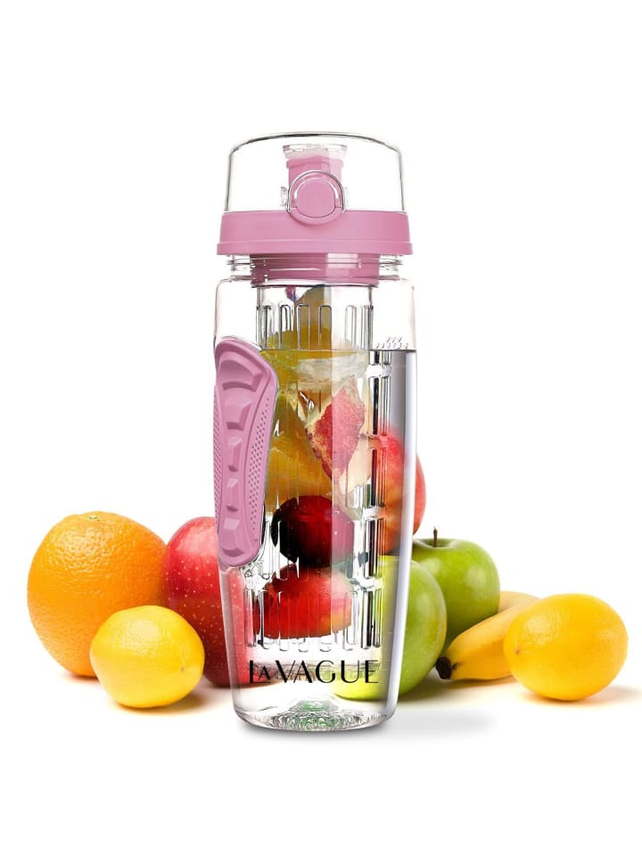 LA VAGUE Бутылка для воды VITALITY с вкладышем, розовая
LA VAGUE Бутылка для воды VITALITY с вкладышем, розовая