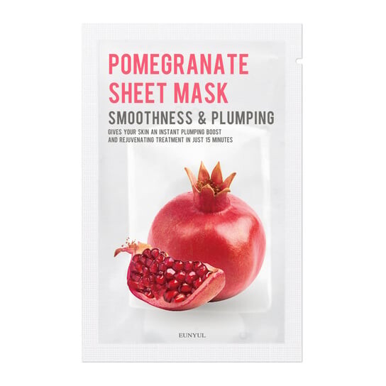 Укрепляющая и разглаживающая тканевая маска с гранатом 22мл Eunyul Pomegranate Sheet Mask
Укрепляющая и разглаживающая тканевая маска с гранатом 22мл Eunyul Pomegranate Sheet Mask