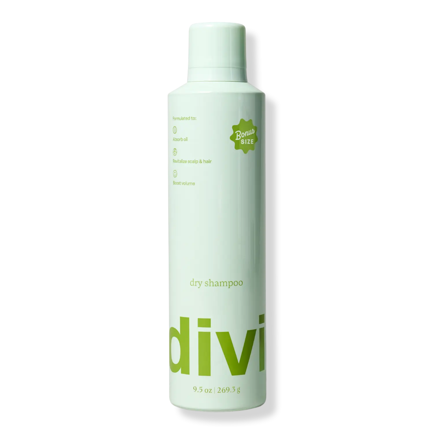 Сухой шампунь Divi, 9.5 oz (Jumbo)
Сухой шампунь Divi, 9.5 oz (Jumbo)