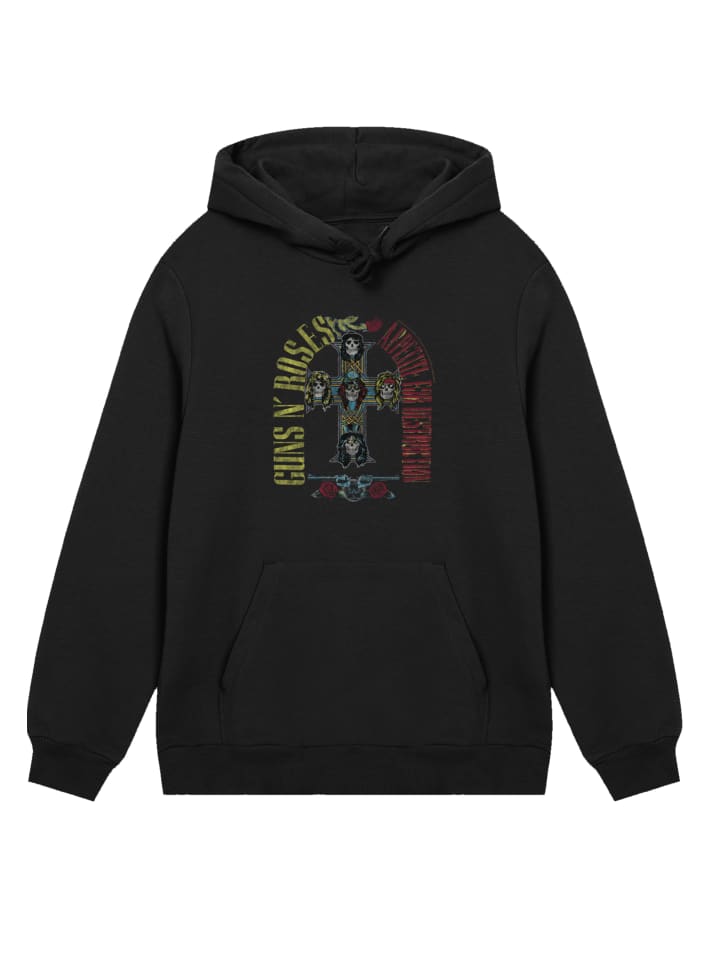 Толстовка с капюшоном Guns N' Roses Skull Rock Band Merch черного цвета F4NT4STIC
Толстовка с капюшоном Guns N' Roses Skull Rock Band Merch черного цвета F4NT4STIC
