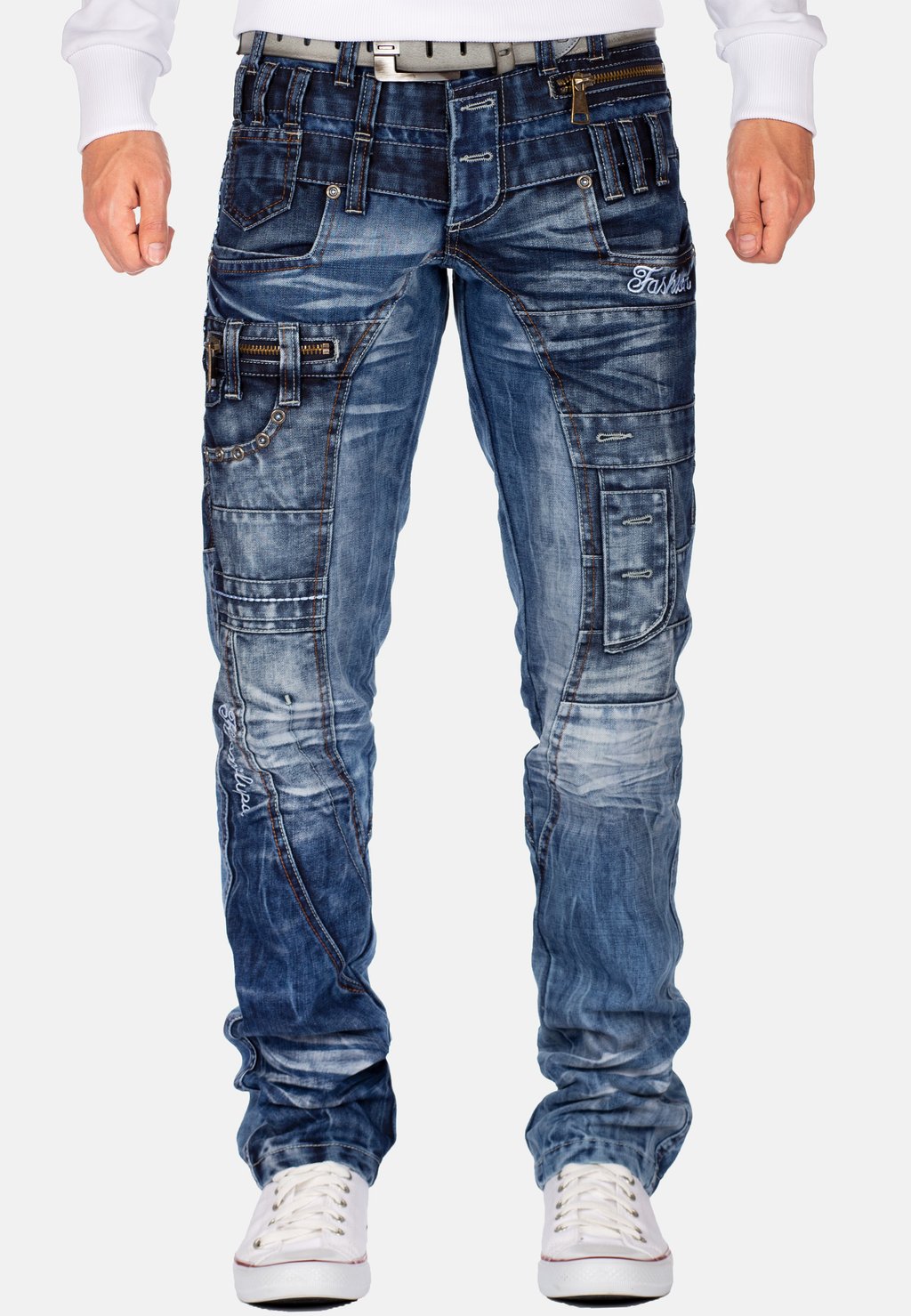 Джинсы облегающего кроя Kosmo Lupo, синий
Джинсы облегающего кроя Kosmo Lupo, синий