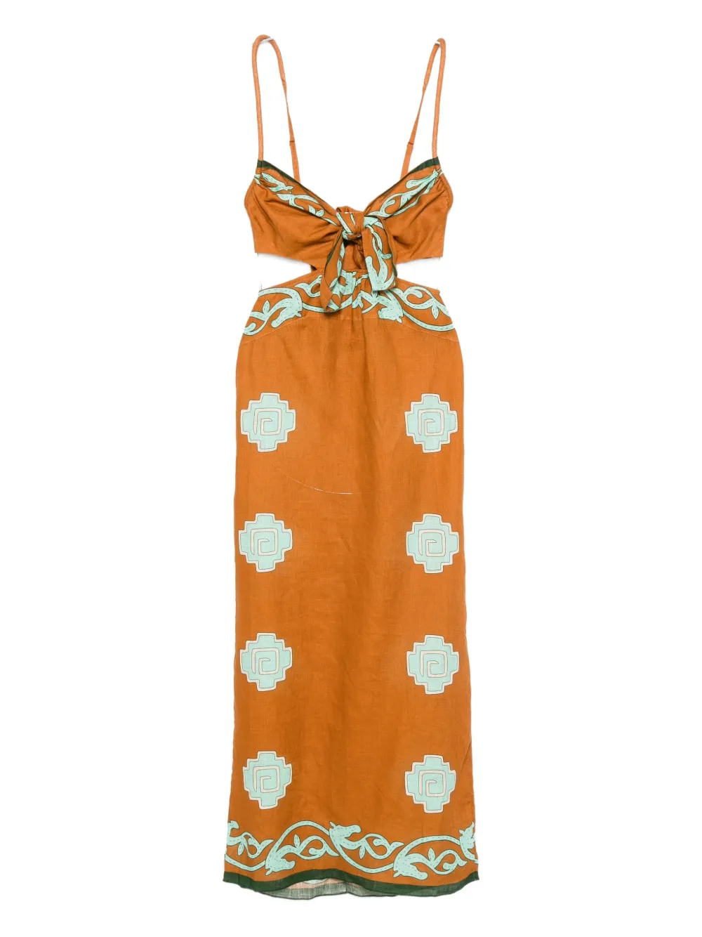 Платье-миди Los Siete Mares Johanna Ortiz, коричневый
Платье-миди Los Siete Mares Johanna Ortiz, коричневый