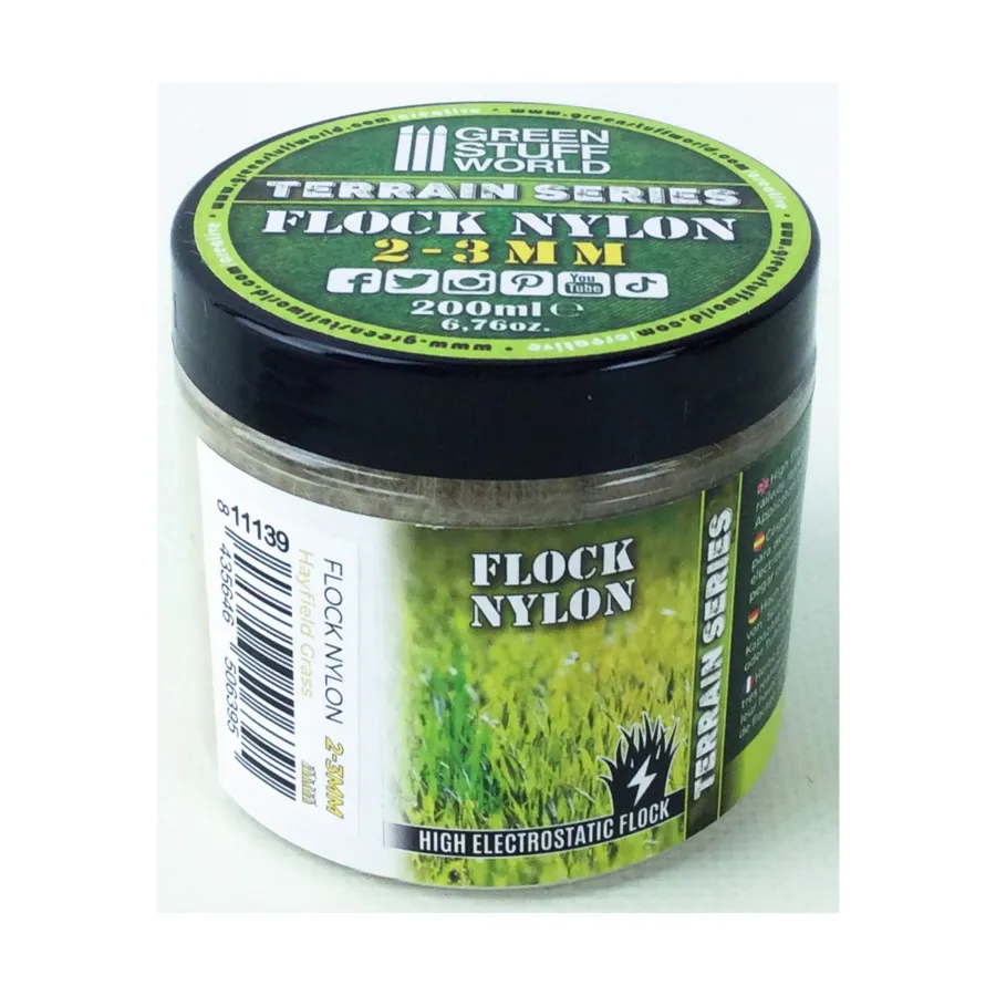 Трава сена 2-3 мм - 200 мл, Terrain - Flock Nylon - 3mm & Under (Green Stuff World)
Трава сена 2-3 мм - 200 мл, Terrain - Flock Nylon - 3mm & Under (Green Stuff World)