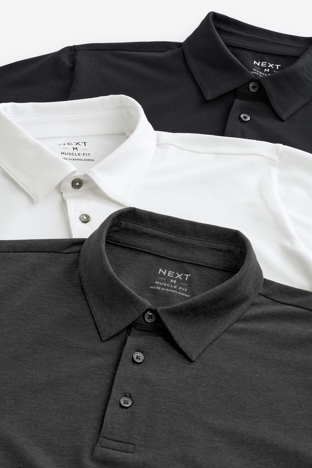 Футболки поло с коротким рукавом, 3 шт в упаковке Next, белый
Футболки поло с коротким рукавом, 3 шт в упаковке Next, белый