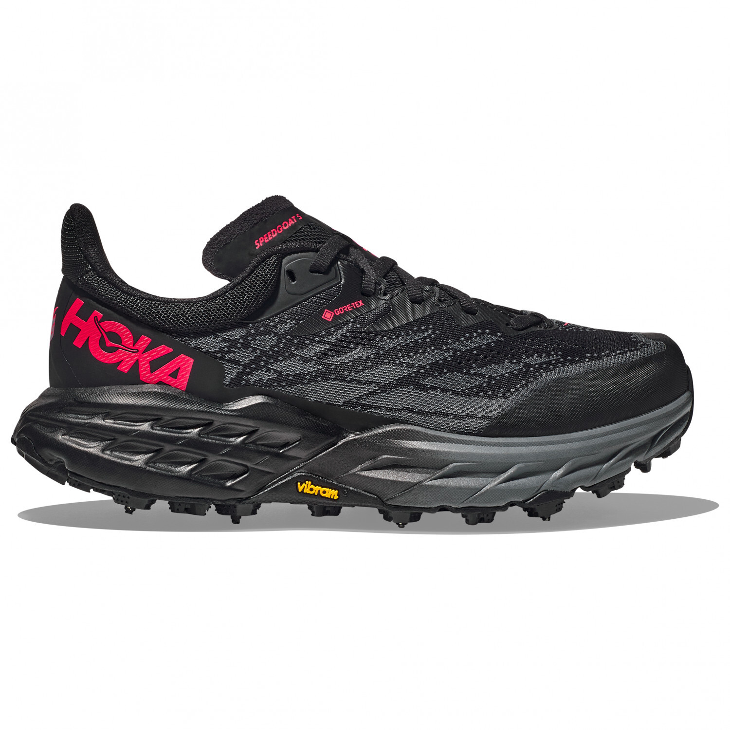 Кроссовки для бега по пересеченной местности Hoka Women's Speedgoat 5 GTX Spike, цвет Black/Black
Кроссовки для бега по пересеченной местности Hoka Women's Speedgoat 5 GTX Spike, цвет Black/Black