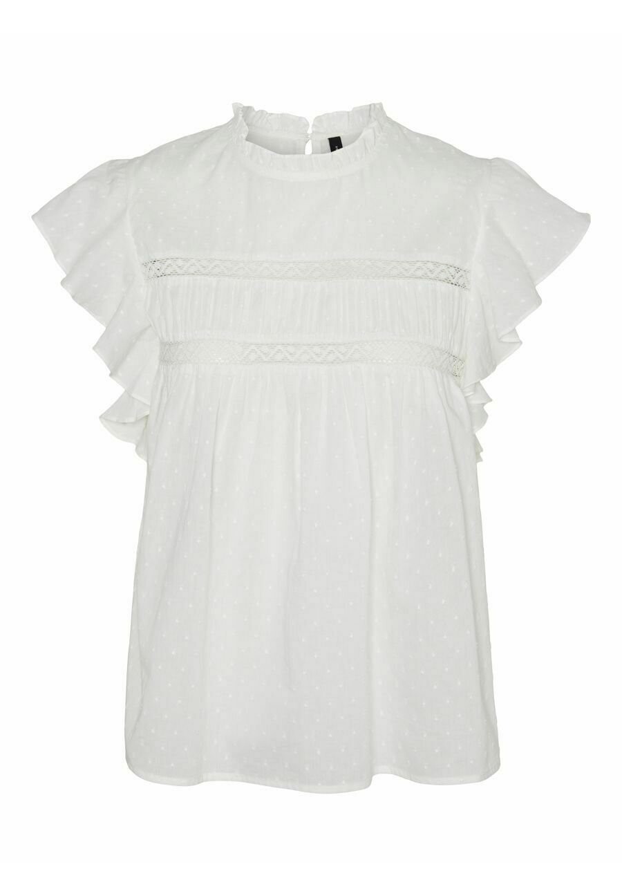 Блузка Vmtrine Vero Moda, белоснежная
Блузка Vmtrine Vero Moda, белоснежная