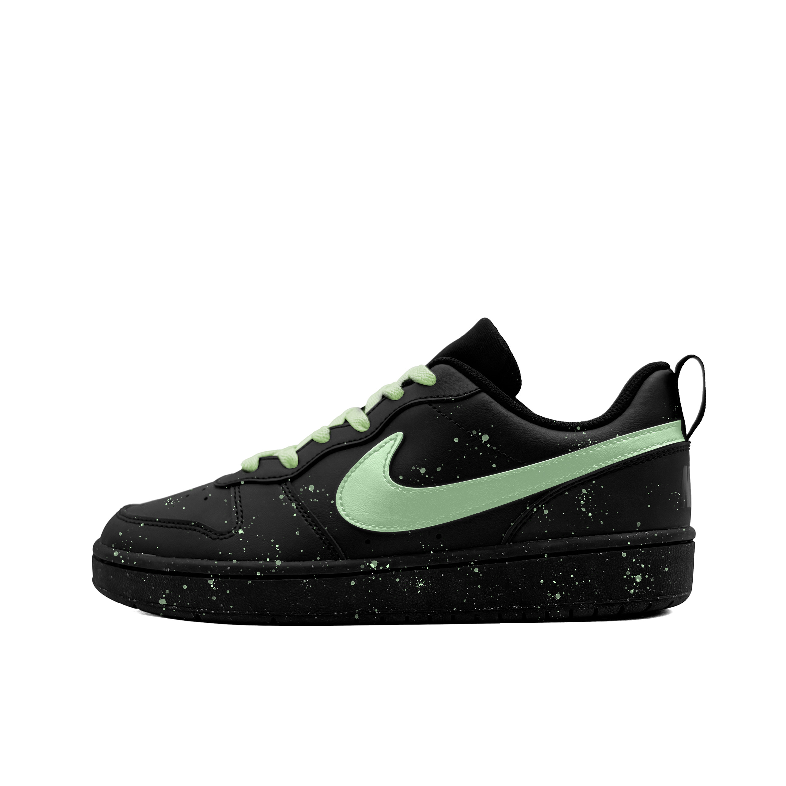 Кроссовки для скейтбординга Court Borough Green Ink Splatter Slip Resistant Abrasion Resistant Low top детские Nike, черный
Кроссовки для скейтбординга Court Borough Green Ink Splatter Slip Resistant Abrasion Resistant Low top детские Nike, черный