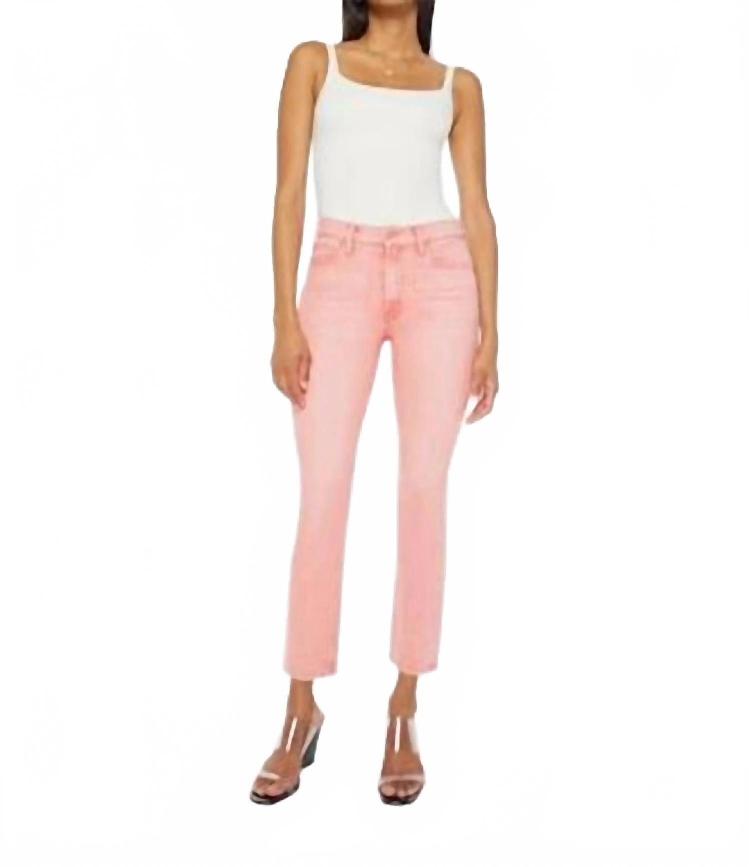 Средние джинсы-дудочки с эффектом мерцания в коралловом закате Mother
Средние джинсы-дудочки с эффектом мерцания в коралловом закате Mother