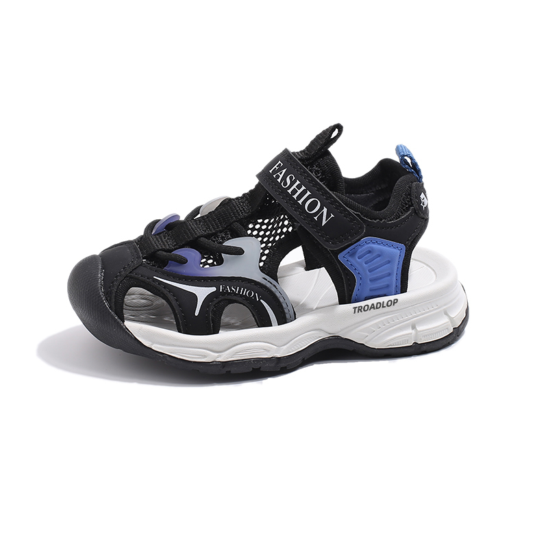 Детские сандалии с противоскользящей подошвой, устойчивые к истиранию, легкие, с амортизацией TROADLOP, черный
Детские сандалии с противоскользящей подошвой, устойчивые к истиранию, легкие, с амортизацией TROADLOP, черный