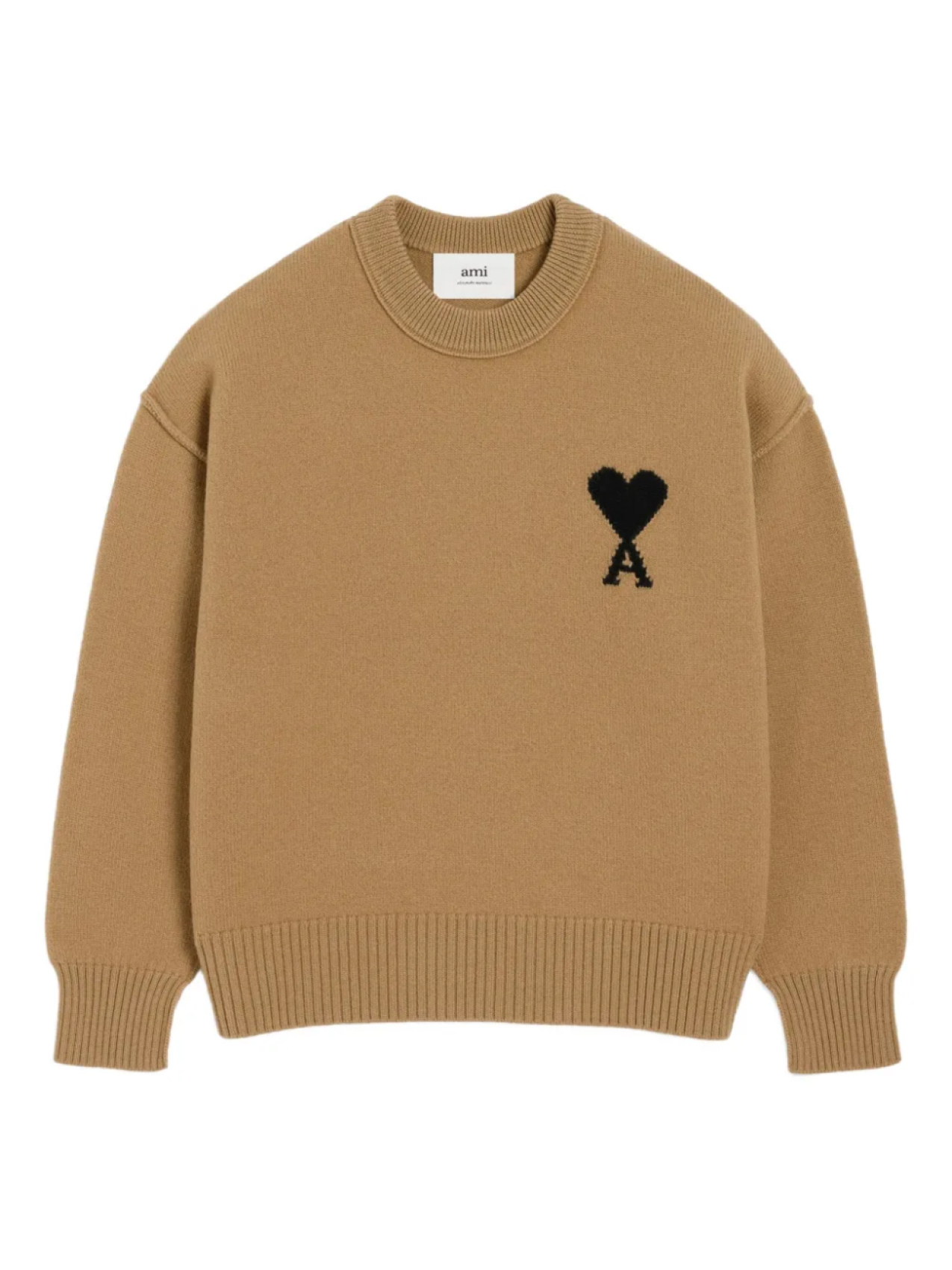 AMI Paris свитер с круглым вырезом в форме сердца
AMI Paris свитер с круглым вырезом в форме сердца