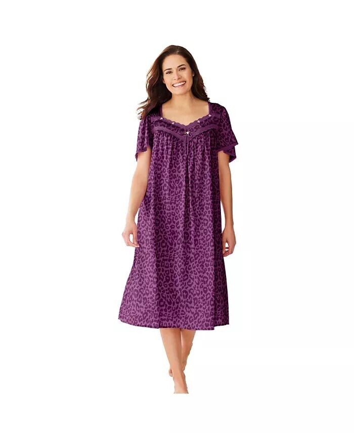 Короткое шелковистое платье с кружевной отделкой только для больших размеров Only Neccessities, фиолетовый
Короткое шелковистое платье с кружевной отделкой только для больших размеров Only Neccessities, фиолетовый