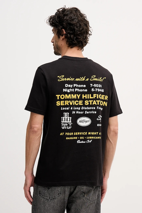 Хлопковая футболка Tommy Hilfiger, черный
Хлопковая футболка Tommy Hilfiger, черный