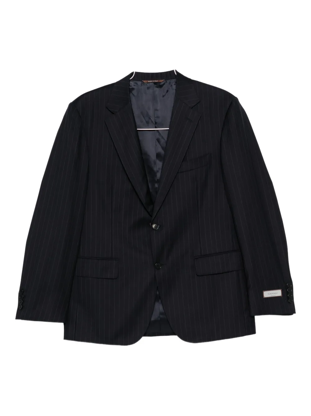 Костюм в тонкую полоску Canali, синий
Костюм в тонкую полоску Canali, синий