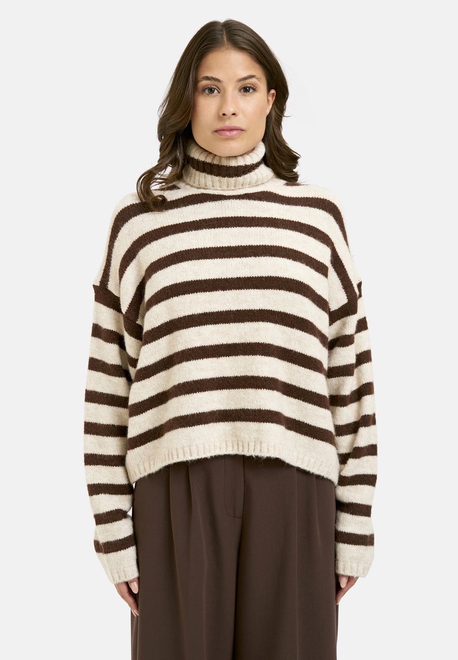 Джемпер Smith&Soul BOXY ROLLKRAGEN MIT STREIFEN, Choco Print/Beige
Джемпер Smith&Soul BOXY ROLLKRAGEN MIT STREIFEN, Choco Print/Beige