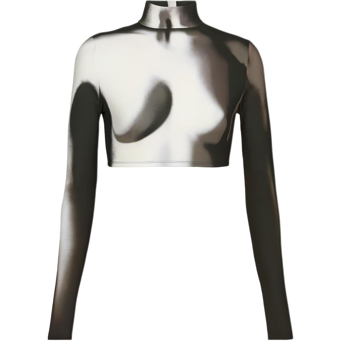 Топ кроп с эффектом спрей-краски BALMAIN, серый
Топ кроп с эффектом спрей-краски BALMAIN, серый