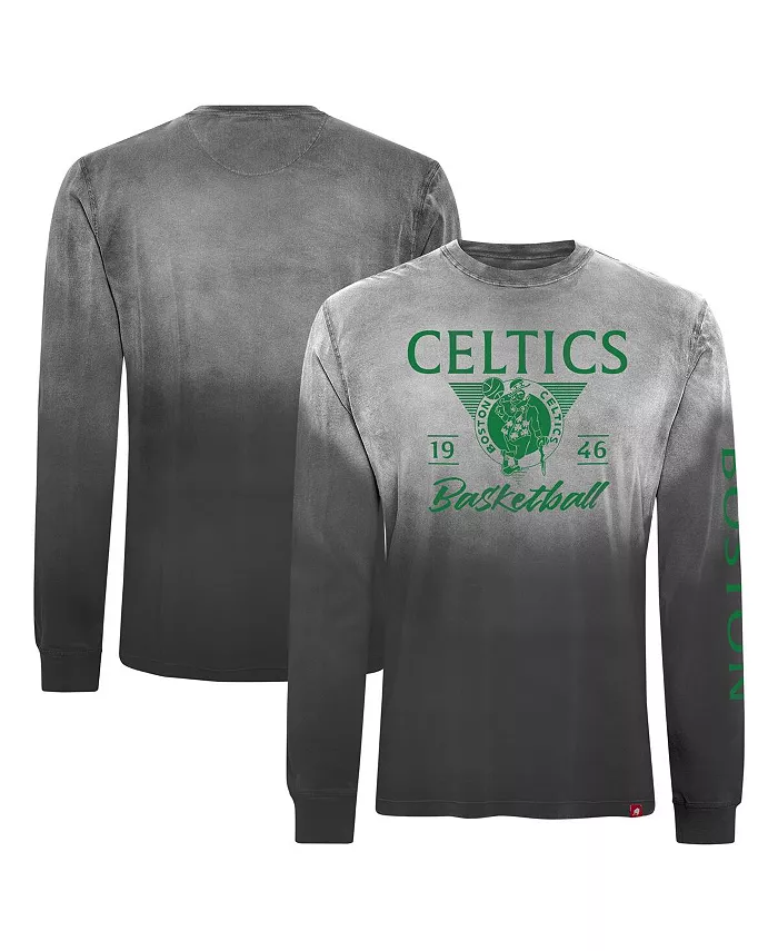 Мужская и женская черная футболка с длинным рукавом Boston Celtics Mohave Sun-Dipped Sportiqe
Мужская и женская черная футболка с длинным рукавом Boston Celtics Mohave Sun-Dipped Sportiqe