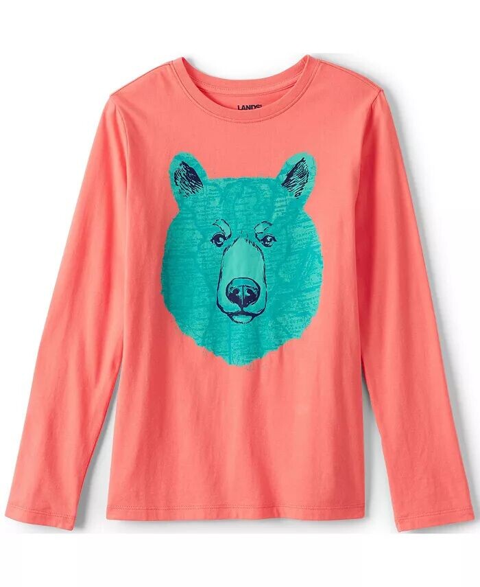 Футболка с длинными рукавами и рисунком Big Boys Husky Lands' End, оранжевый
Футболка с длинными рукавами и рисунком Big Boys Husky Lands' End, оранжевый
