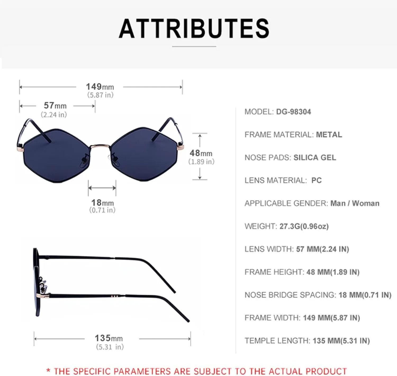 Модные шестиугольные солнцезащитные очки для женщин и мужчин, роскошные, винтажные, панк, многоугольные, уникальные, неправильной формы, UV400 TVTBBVV, C5grayorange
Модные шестиугольные солнцезащитные очки для женщин и мужчин, роскошные, винтажные, панк, многоугольные, уникальные, неправильной формы, UV400 TVTBBVV, C5grayorange