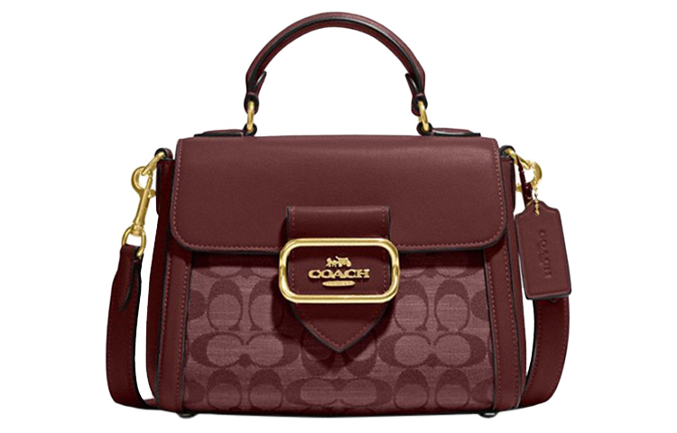 COACH Морган ткань коровья кожа пэчворк женская сумка через плечо кроссбоди маленький размер бордовый
COACH Морган ткань коровья кожа пэчворк женская сумка через плечо кроссбоди маленький размер бордовый