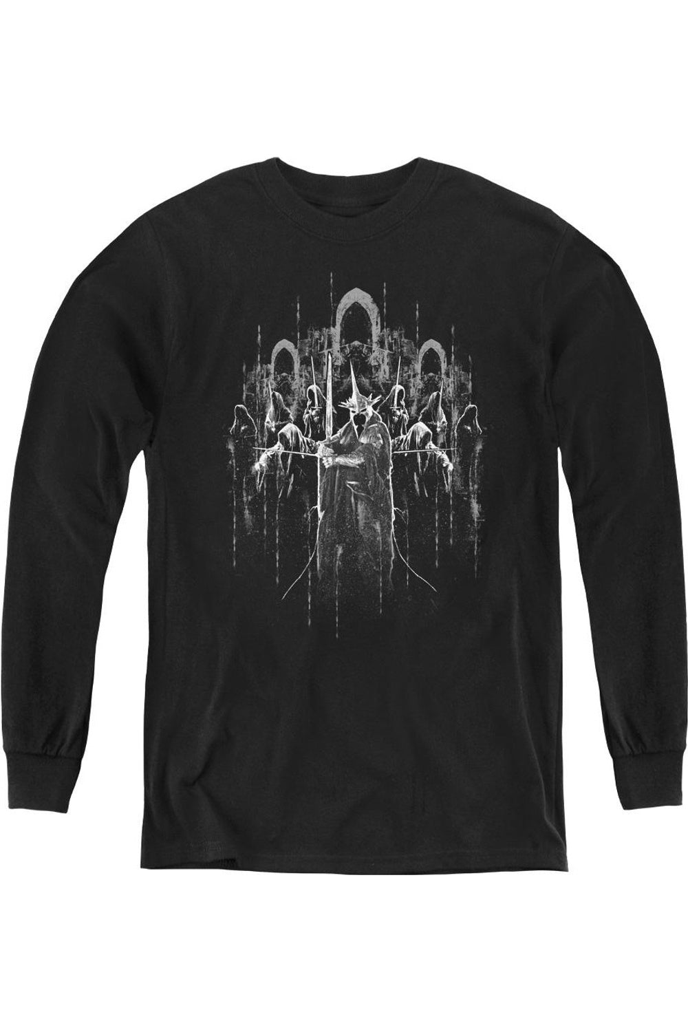 Футболка с длинным рукавом "Властелин Колец: Девять" молодежная Gildan, черный
Футболка с длинным рукавом "Властелин Колец: Девять" молодежная Gildan, черный