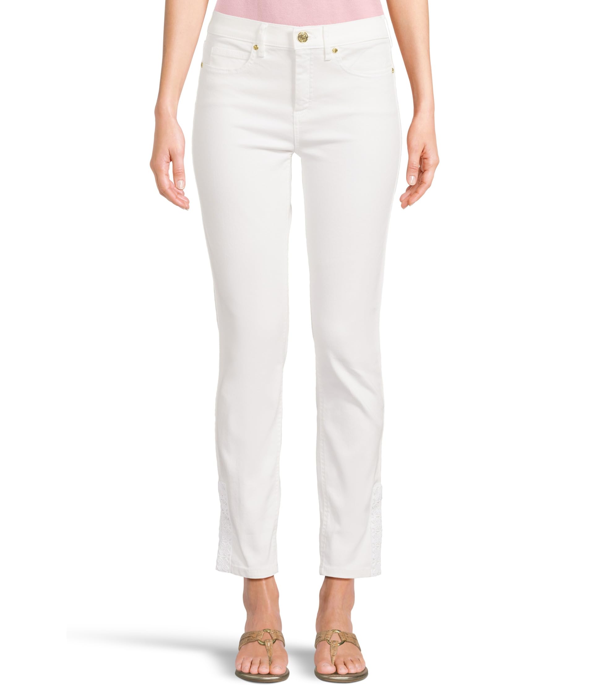 Брюки Lilly Pulitzer South Ocean High-Rise Ski, Resort White 
Брюки Lilly Pulitzer South Ocean High-Rise Ski, Resort White