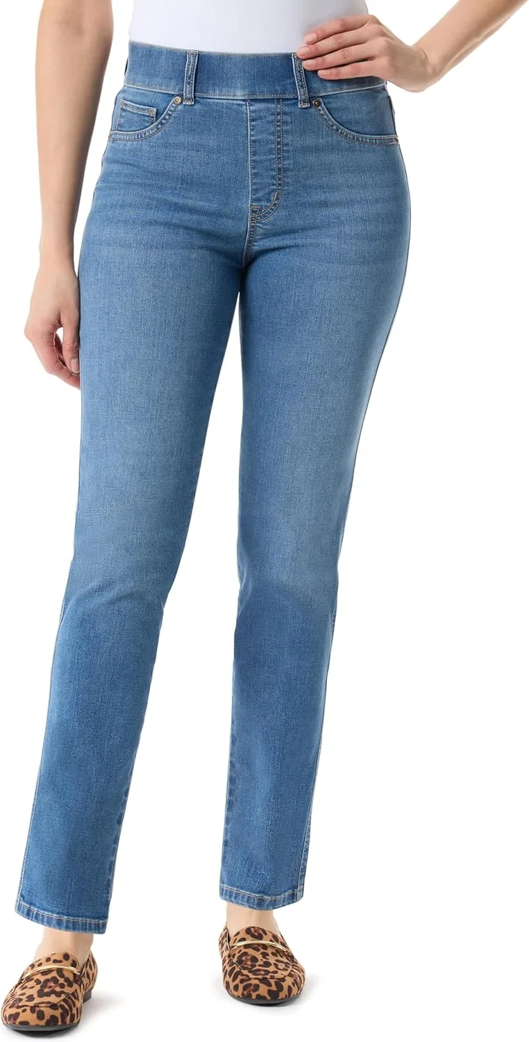 Gloria Vanderbilt Women's Shape Effect Pull on High Rise Straight Leg Jean Plus
Gloria Vanderbilt Women's Shape Effect Pull on High Rise Straight Leg Jean Plus