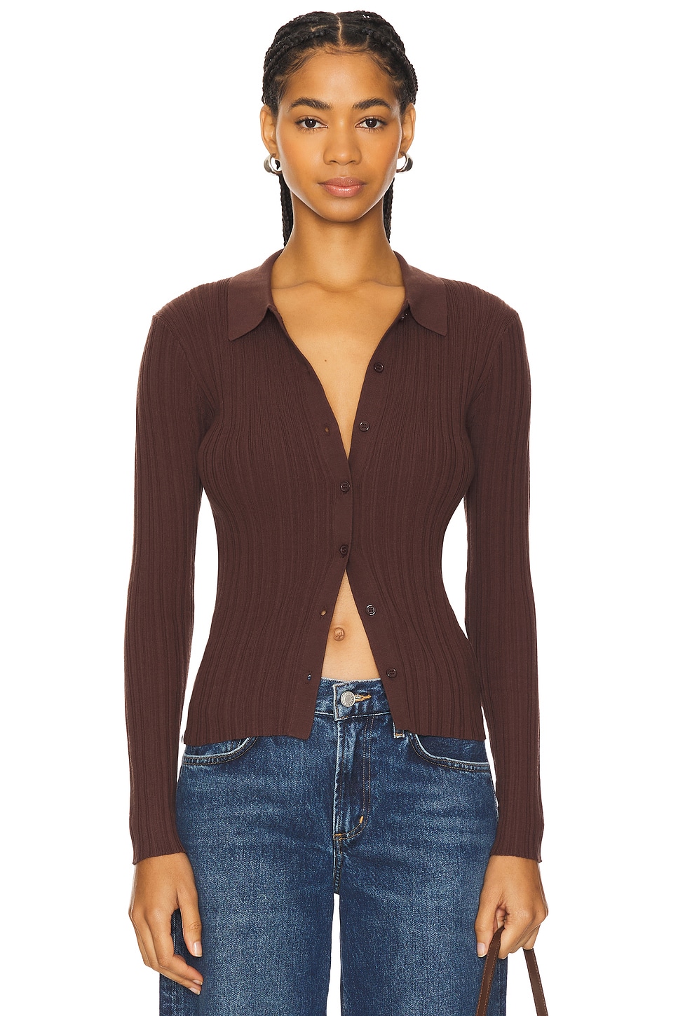 Эллиот топ Astr The Label, коричневый 
Эллиот топ Astr The Label, коричневый