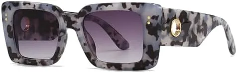 Винтажные солнцезащитные очки в маленькой оправе для женщин и мужчин. Модные солнцезащитные очки для женщин с защитой от УФ-излучения UV400 MTZJH, Gray Leopard
Винтажные солнцезащитные очки в маленькой оправе для женщин и мужчин. Модные солнцезащитные очки для женщин с защитой от УФ-излучения UV400 MTZJH, Gray Leopard