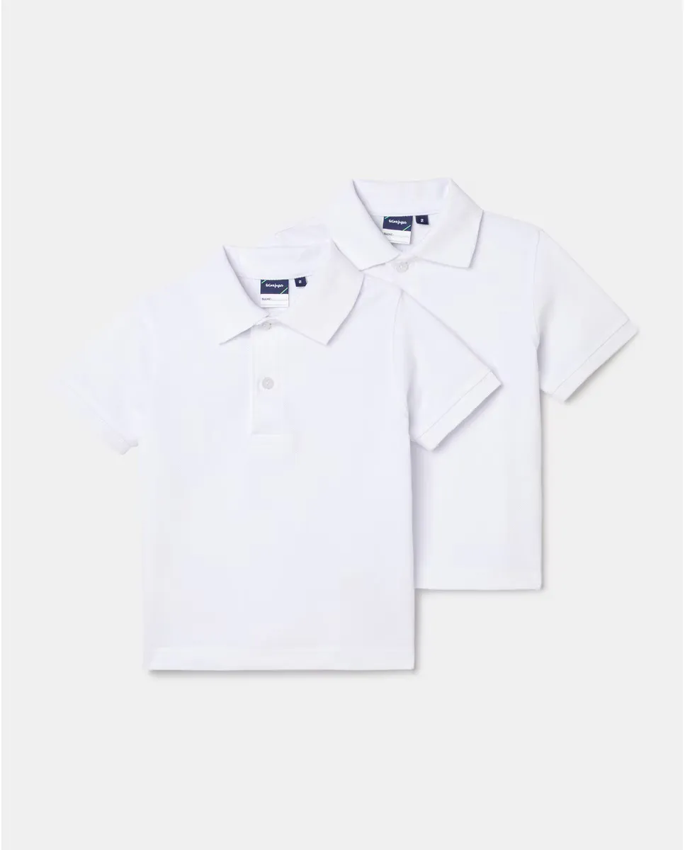 Рубашка поло с короткими рукавами, комплект из 2 шт Kids El Corte Inglés, белый
Рубашка поло с короткими рукавами, комплект из 2 шт Kids El Corte Inglés, белый