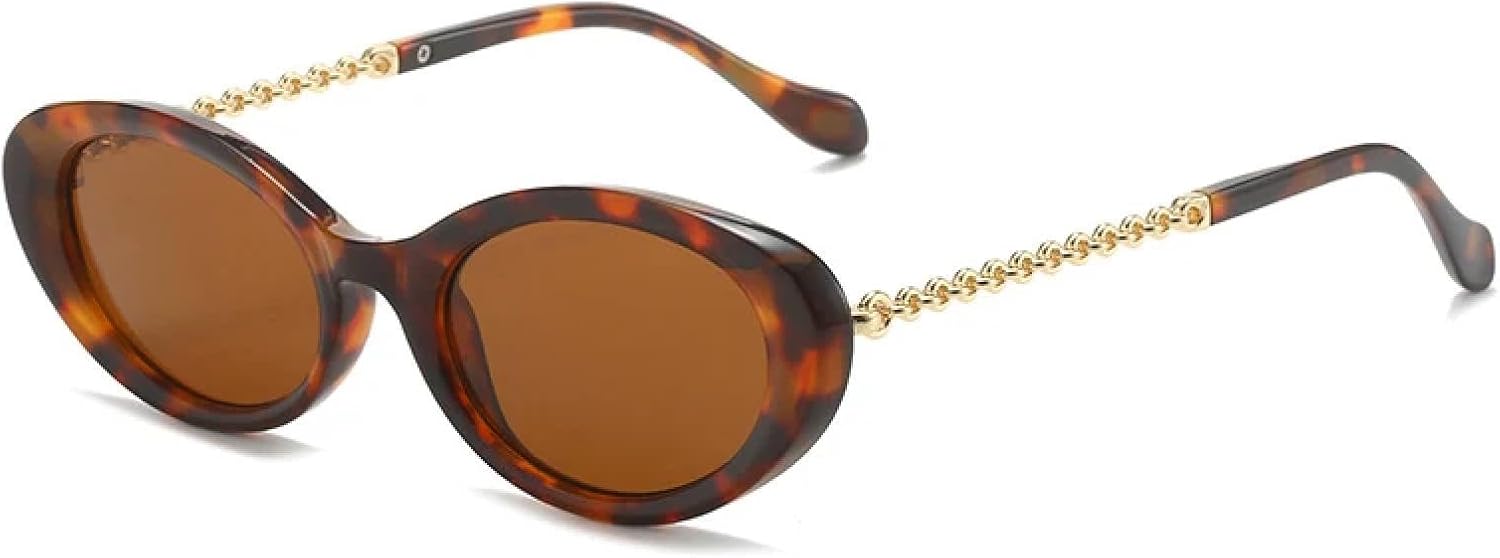 Солнцезащитные очки с защитой от УФ-излучения UV400 для женщин и мужчин | Овальные металлические дужки, оливково-зеленый цвет "кошачий глаз" | для занятий спортом на открытом воздухе DSVIGF, Leopard Tea
Солнцезащитные очки с защитой от УФ-излучения UV400 для женщин и мужчин | Овальные металлические дужки, оливково-зеленый цвет "кошачий глаз" | для занятий спортом на открытом воздухе DSVIGF, Leopard Tea