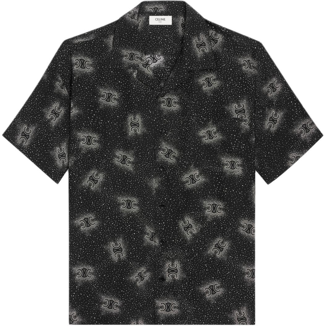 Рубашка мужская черная Celine, черный
Рубашка мужская черная Celine, черный