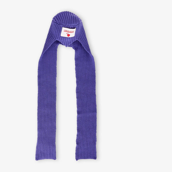 Вязаная шапка-шарф Charles Jeffrey Loverboy Witch из хлопка, фиолетовый
Вязаная шапка-шарф Charles Jeffrey Loverboy Witch из хлопка, фиолетовый