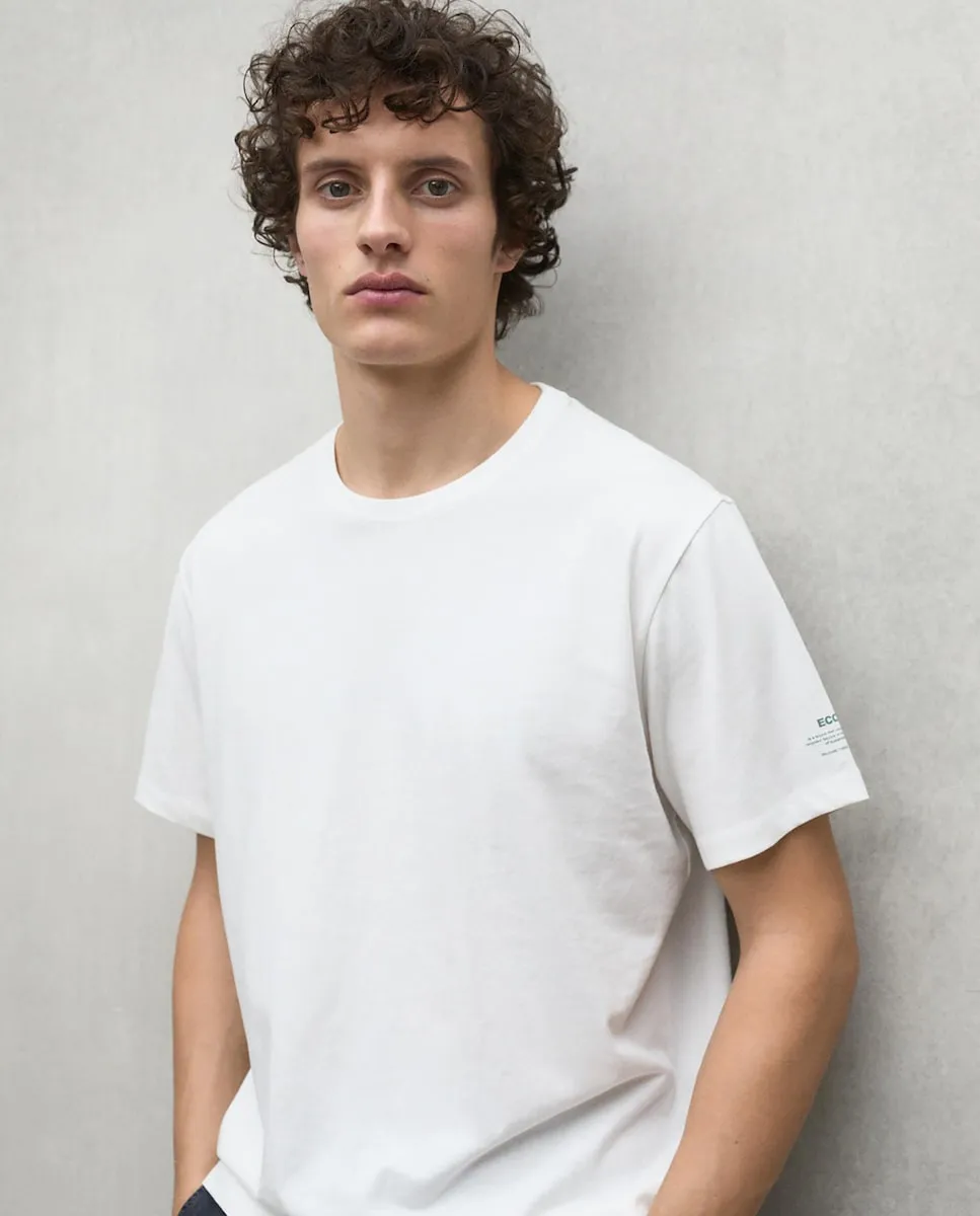 Мужская футболка с коротким рукавом и принтом на спине Ecoalf, белый
Мужская футболка с коротким рукавом и принтом на спине Ecoalf, белый